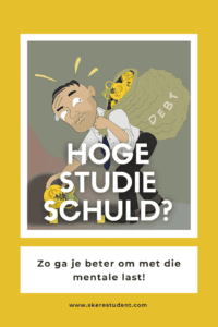 Steeds meer studenten krijgen te maken met een hoge studieschuld. Studeren is altijd al prijzig geweest, maar na de afschaffing van de basisbeurs in september 2015 is het nog eens significant duurder geworden. Daardoor zijn studenten meer gaan lenen en krijgen dus ook steeds meer studenten te maken met een hoge studieschuld. Die van mij is bijvoorbeeld iets meer dan €70.000… Eerst schrok ik enorm toen ik me dat realiseerde, maar tegenwoordig heb ik er mentaal zo goed als geen last meer van gelukkig. In deze blog vertel ik hoe ik dat heb gedaan en laat ik zien hoe jij ook beter om kan gaan met de mentale last van een hoge studieschuld.